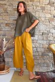 Santos Cushion Cotton Quirky Pant Tumeric?